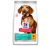 Hill's Science Plan Adult 1+ Perfect Weight Small & Mini with Chicken - Multibuy: 2 x 6kg