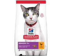 Hills Science Plan Senior 11+ Chicken Dry Cat Food - 1.5kg