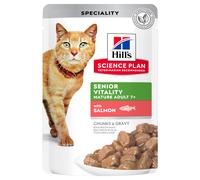 Hill's Science Plan Adult 7+ Youthful Vitality - 48 x 85g (Chicken & Salmon)