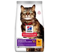 Hill's Science Plan™ Adult Sensitive Stomach and Skin Chicken Cat Food - 7kg Bag