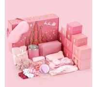 Hillsuren Christmas Advent Calendar 2025 for Women, 12 Days New Year Makeup Advent Calendar Self Care Beauty Box Holiday Spa Gifts for Mom, Wife, Girlfriend, Sister, Teen Girls(12pcs,Pink)