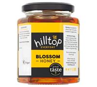 Hilltop Blossom Honey Jar - 100% Pure & Natural Honey | Premium Quality & Tested for Authenticity | Certified Kosher | Dairy Nut & Gluten Free - 340 g Jar