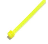 Hilltop Products Fluorescent Nylon Cable Ties 300 x 4.8mm (TR8) All Neon Colours - Assorted Packs (50 pcs, Fluorescent Yellow)