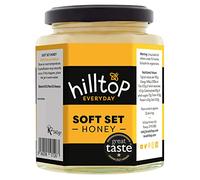 Hilltop Honey Soft Set Jar - 100% Pure & Natural Honey | Buttery Consistency | Premium Quality & Tested for Authenticity | Certified Kosher | Dairy Nut & Gluten Free - 340g Jar