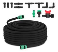 hillvert Soaker Hose - 50 m + tap piece + valve HT-COSTIGAN-50X12S01