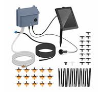 hillvert Solar Irrigation System Solar Watering Sprinkler System Drip Irrigation 2x/Day HT-COSTIGAN-3600 (Solar Module 0.7W, Max Water Flow 600ml/min, Pump 0.45W)