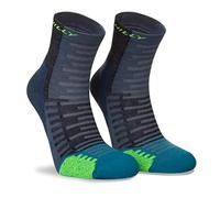 Hilly Active Anklet Socks - Minimum Cushioning - Denim/Teal, Size L