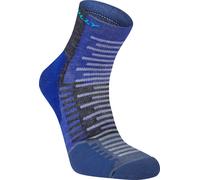 Hilly Active Anklet Running Socks Blue Cushioned Sports Training Run Jogging Gym