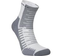 Hilly Active Anklet Running Socks White Cushioned Sports Training Run Jogging