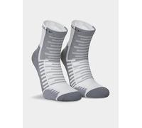 Hilly Active Minimum Cushioning Anklet Running Socks, White, Size M, Men White