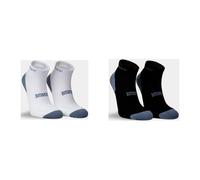 Hilly Active Quarter 2 Pack Running Socks Multi Cushioned Sports Training Run