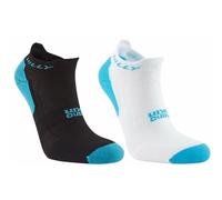 Hilly Unisex Active Skin Socks Pack of Two, Multi Coloured M