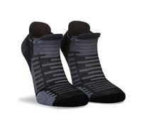 Hilly, Active - Socklet - Min Cushioning, Black/Grey, Size M