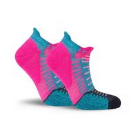 Hilly Active Socklet Socks Minimum Fluo Pink/Teal (UK Size 9-11.5)