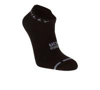 Hilly Running Socklet - Active Zero Cushioning - Unisex - AW24 - Black/Grey - L UK