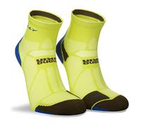 Hilly Marathon Fresh Anklet Minimum Cushioning Running Socks - Yellow, Blue, Size 35.5-39