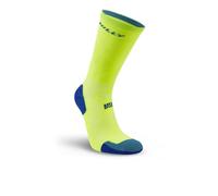 Hilly, Marathon Fresh, Anti Odour - Crew - Min Cushioning, Fluo Yellow/Royal Blue, M