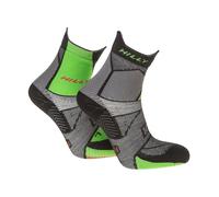 Hilly Marathon Fresh Cushioned Anklet Running Socks Black Sports Training Mens