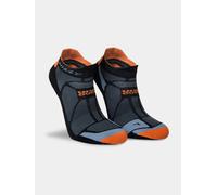 Hilly Socks, Marathon Fresh - Socklet - Min Cushioning, Black/Orange M
