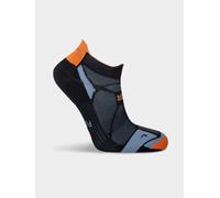 Hilly Marathon Fresh Socklet Running Socks Black Orange Durable Odour Free Comfy
