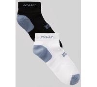 Hilly Men's Active Quarter 2 Pack Sock, White, Size M, Men White