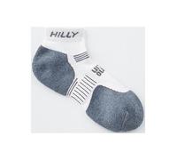 Hilly Unisex Supreme - Quarter Max Cushioning, Running Sock, White/Grey Marl, M UK