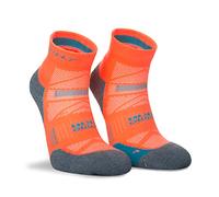 Hilly Running Socks Supreme Anklet, Neon Candy/Grey Marl, M EU