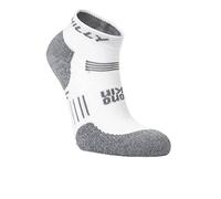 Hilly Supreme Quarter Med Running Socks HI-006044/HI-00070 White/Grey Marl NEW
