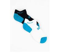 Hilly Running Twin Pack Active Quarter Socks - White, White, Size M, Men White