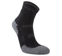 Hilly Socks, Supreme - Anklet - Max Cushioning, Black/Grey Marl S