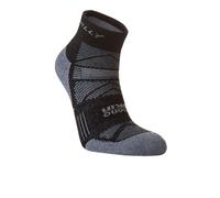 Hilly Running Socks Supreme Anklet, Black/Grey Marl, XL EU