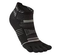 Hilly Toe Socklet Running Socks, Black, XL