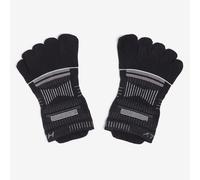 Hilly Unisex Toes - Socklet Min Cushioning, Running Sock, Black/Grey/Light Grey, S UK