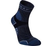 Hilly Trail Max Anklet Running Socks Blue Cushioned Merino Wool Sports Training