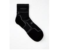 Hilly, Twin Skin, Anti Blister - Anklet - Med Cushioning, Black/Anthracite, XL
