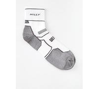 Hilly, Twin Skin, Anti Blister - Anklet - Med Cushioning, White/Grey Marl, L
