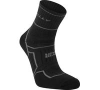 Hilly Twin Skin Anklet Running Socks Black Cushioned Anti Blister Double Layer