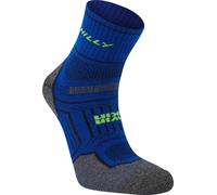 Hilly Twin Skin Anklet Running Socks Blue Cushioned Anti Blister Double Layer