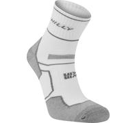 Hilly Twin Skin Anklet Running Socks White Cushioned Anti Blister Double Layer