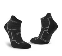 Hilly, Twin Skin, Anti Blister- Socklet - Med Cushioning, Black/Anthracite, L