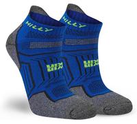 Hilly, Twin Skin, Anti Blister - Socklet - Med Cushioning, Cobalt/Grey Marl, L