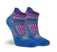 Hilly, Twin Skin, Anti Blister - Socklet - Med Cushioning, Grape/Blue, M