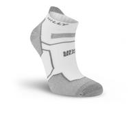 Hilly Twin Skin Socklet Socks (Medium Cushioning) | UK L in White/Grey Marl