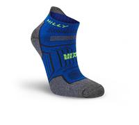 Hilly Twin Skin Socklet Socks (Medium Cushioning) | UK M in Cobalt/Grey Marl
