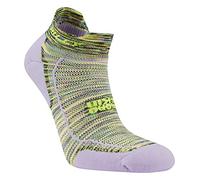 Hilly Unisex Active - Socklet Min Cushioning, Running Sock, Lilac/Fluo Yellow, M UK