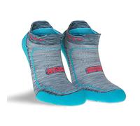 Hilly Unisex Active - Socklet Min Cushioning, Running Sock, Peacock/Hot Pink, M UK