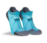 Hilly Unisex Marathon Fresh - Socklet Min Cushioning, Running Sock, Peacock/Charcoal, M UK