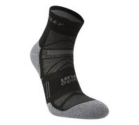 Hilly Unisex Supreme Anklet Socks - Black/Grey Marl