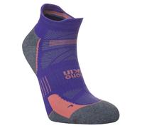 Hilly Unisex Supreme Socklet Med Socks - Plum/Grey Marl