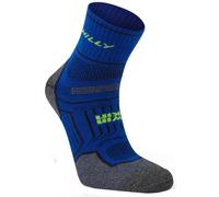 Hilly Unisex Twin Skin Anklet Socks - Cobalt Blue/Grey Marl